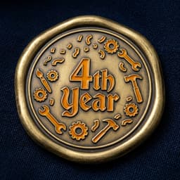4th Year badge